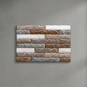 Foshan Bamboo Stone 300x450 Diseño Satén Mate 30x45 Cerámica digital 12x18 Edificio Exterior Azulejos de pared de elevación de alta profundidad - Product Image 2