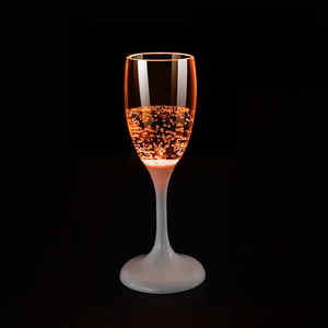 2024 Meilleur vendeur <span class=keywords><strong>LED</strong></span> rougeoyante pour les verres à <span class=keywords><strong>champagne</strong></span> et les flûtes quantité minimale de commande bas pour les fêtes - Product Image 1