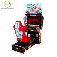 Machine de jeu de course à pièces pour un joueur ; simulateur de course d'arcade