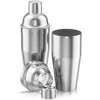 Shaker à cocktails professionnel de 24 oz, marque LATROU, acier inoxydable 304 de qualité alimentaire, classique, durable, mélangeur pour martini, margarita, kit de barman