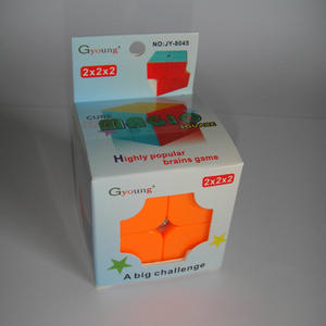 <span class=keywords><strong>Cubo</strong></span> de <span class=keywords><strong>Rubik</strong></span> 2x2 de 5cm, juguete educativo de color sólido para niños de 5 a 7 años, <span class=keywords><strong>cubo</strong></span> mágico unisex JY-8045 - Product Image 3