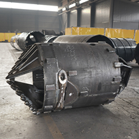 Godets de forage à charge variable pour unité de pieutage |   Outil de décapage de saleté pour pièces de carrosserie arrière inclinables de 410 mm, type Kelly Box 200 500 mm, 6 dents
