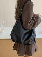 Sacs fourre-tout de luxe décontractés de haute qualité Grande capacité Sacs à bandoulière en cuir PU vintage pour femmes