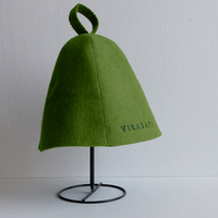 Chapeau de sauna personnalisé en feutre de laine de couleur vert forêt régulation de la température bonnet de douche améliorant la protection des cheveux chapeau de sauna