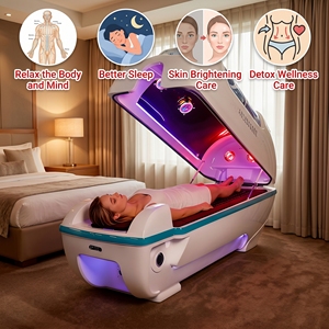 Cápsula de Bienestar con <span class=keywords><strong>Resonancia</strong></span> Inteligente IA, Cabina de Spa LED de <span class=keywords><strong>Cuerpo</strong></span> Completo para Salón de Belleza - Product Image 6