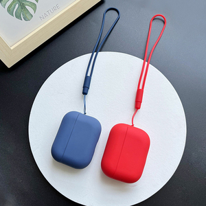 PC couvre lanière étui de protection en silicone Ultra-mince pour Airpods 2/3/4 mignon pour Apple pour Airpods <span class=keywords><strong>Pro</strong></span> 2 étuis pour écouteurs - Product Image 4