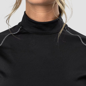 Camisetas Cortas para Mujer del Mejor Fabricante OEM, Transpirables, de Colores Sólidos, Tops Cortos Personalizados, Tops Cortos Lisos para Mujer - Product Image 3