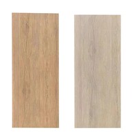 Carrelage d'escalier antidérapant en porcelaine mate à effet bois, épaisseur 10 mm, découpe en une seule pièce, adapté aux escaliers intérieurs d'hôtels et de villas