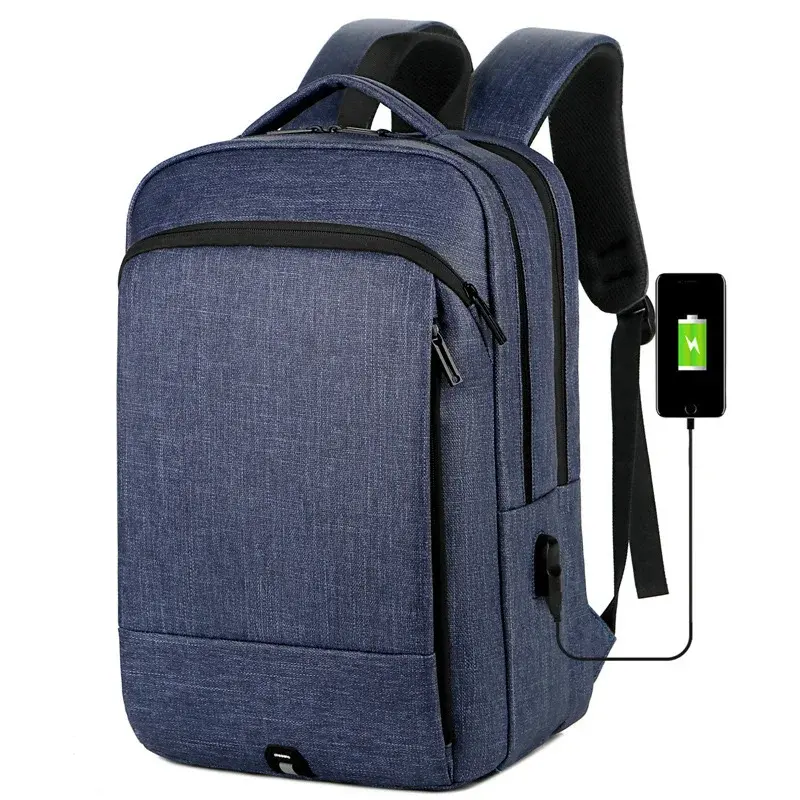 Yeni USB şarj sırt çantası özelleştirilmiş kore tarzı rahat sırt çantası erkek basit Laptop çantası moda sırt çantası