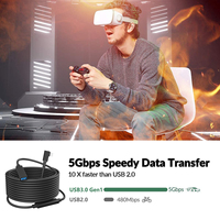 HEISSES Trendprodukt USB 3.0 Verlängerungskabel Typ C Stecker auf A Buchse Aktiver Repeater Verlängerungskabel 5Gbps Datenübertragung für PC