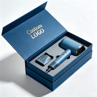 Sèche-cheveux ionique de luxe, boîte cadeau magnétique avec mousse EVA, emballage en papier avec logo personnalisé, boîtes d'emballage pour chaussures et vêtements, carton