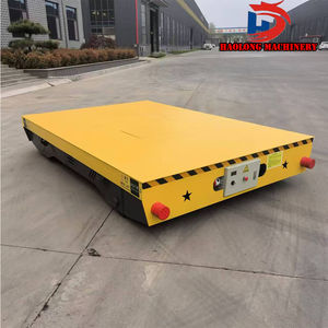 Carretilla de transferencia plana grande de la bobina del Transfersteel del coche plano eléctrico del equipo de dirección - Product Image 2