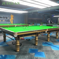 Table de billard Strachan de 12 pieds, style américain populaire, avec coussinets en acier professionnels et tissu en pure laine, couleurs personnalisables