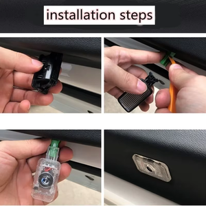 Lampe d'accueil LED pour porte de voiture <span class=keywords><strong>Logo</strong></span> Projecteur Décoration Lampe pour <span class=keywords><strong>Volvo</strong></span> S80 V70N XC70 S60 XC90 S60N V60 C30 - Product Image 6