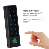 Clavier tactile de contrôle d'accès extérieur IP66 avec rétroéclairage, arrêt automatique et anti-effraction pour portail extérieur, porte, hôtel, bureau