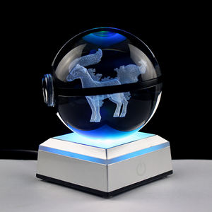 Luce Notturna LED 3D a Cristallo Laser di Charizard da Pokemon Go per Decorazione Desktop, Compleanno e Natale - Product Image 6