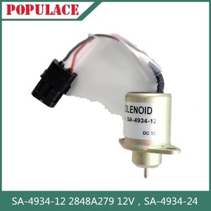 Solenoid Valve SA-4934-12 DC 12V Fuel Cut Off For Diesel Engine Construction <b>Machinery</b> - Product Image 2