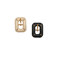 Boucles de lacets décoratives élégantes en alliage de zinc doré de haute qualité pour plusieurs styles de chaussures, breloques personnalisées pour sabots Rambo-zy 2,5-3,5 cm