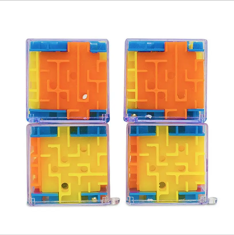 Cube labyrinthe 3D boule labyrinthe pour enfants, boule de marche, jeu de Puzzle pour enfants, jouets