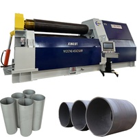 Prix de la machine à rouler cintrer les plaques de tuyaux en tôle d'acier hydraulique CNC à quatre rouleaux