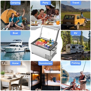 Vente en gros de réfrigérateurs de camping de 40 litres, réfrigérateur portable solaire électrique 12V avec batterie pour voiture, <span class=keywords><strong>camion</strong></span> - Product Image 4