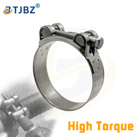 Colliers de serrage robustes en acier inoxydable pour moteur, colliers de serrage pour tuyaux d'huile, colliers de serrage pour flexibles en caoutchouc