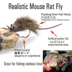 <span class=keywords><strong>Leurre</strong></span> de <span class=keywords><strong>pêche</strong></span> réaliste <span class=keywords><strong>en</strong></span> forme de souris, mouche, insecte, mouche de surface, souris, rat, mouche, motif <span class=keywords><strong>pour</strong></span> <span class=keywords><strong>truite</strong></span> <span class=keywords><strong>arc</strong></span>-<span class=keywords><strong>en</strong></span>-<span class=keywords><strong>ciel</strong></span>, brochet - Product Image 2