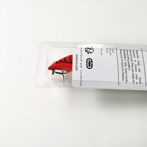 Emballage personnalisé de leurre de <span class=keywords><strong>pêche</strong></span> en plastique blister coulissant à clapet avec carte coulissante - Product Image 6