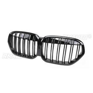 Parrilla Delantera para BMW X1 LCI F48 SUV 2020 2021 2022, Color Negro Brillante, Accesorios para Automóviles - Product Image 3