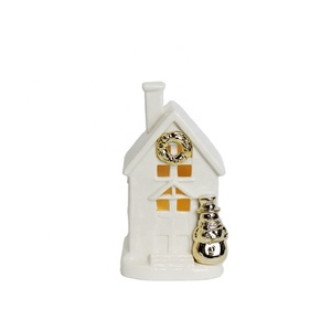 New Arrival Ceramic <strong>Christmas</strong> <strong>House</strong> With Led Lighted Ceramic <strong>Christmas</strong> <strong>Village</strong> <strong>Houses</strong> Elegance to <strong>Christmas</strong> Decor - Product Image 3