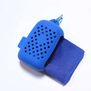 Sports <b>Towel</b> Wholesale <b>Quick</b> <b>Dry</b> Sweat Absorbing Microfiber Fabric Mesh Running Yoga Fitness Gym Snap Custom Cooling Solid Color - Product Image 6