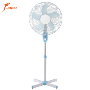 Ventilador de Pedestal con Trípode Eléctrico de 16 Pulgadas, Nuevo Diseño, Económico de Fábrica, con Oscilación y Altura Ajustable para Exteriores y Hoteles - Product Image 1