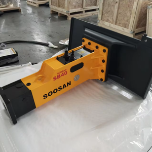 Martillo Hidráulico Soosan SB40 con Accesorio para Minicargadora, Cuerpo Principal Disponible, Garantía de un Año, Repuestos Estándar Incluidos - Product Image 1