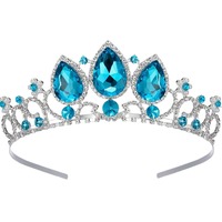 Diadema de Aleación Daimai para Niñas, Estilo Europeo y Americano, Joyería para Bodas y Cumpleaños, Corona en Forma de Corazón de Princesa