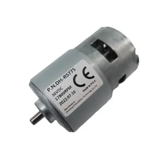 <span class=keywords><strong>Moteur</strong></span> Dehe RS-775 12VDC 18VDC <span class=keywords><strong>Moteur</strong></span> électrique à brosse à aimant permanent pour store électrique et scie <span class=keywords><strong>circulaire</strong></span> Appareil ménager - Product Image 1