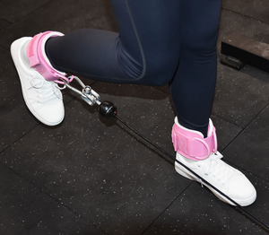 Sangles élastiques pour chevilles, pour l'entraînement des jambes et des hanches, bandes de fitness respirantes en nylon et néoprène, unisexe, taille unique, pour la protection sportive - Product Image 5