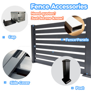 Pannello in Estruso di Alluminio Più Popolare dalla Fabbrica Prezzo Competitivo di Profili per Recinzioni in Alluminio e Doghe in Alluminio - Product Image 4