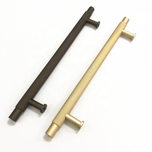 Tirador de Muebles de Aleación de Aluminio Sólido de Lujo Meilv, Diseño de Moleteado para Gabinetes de Cocina, Cómodas, Dormitorios y Baños - Product Image 4