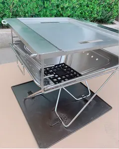 Parrilla de carbón para interiores <span class=keywords><strong>y</strong></span> exteriores, <span class=keywords><strong>barbacoa</strong></span> portátil de campo sin humo - Product Image 1