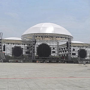 Cubierta de Techo de Estructura de Membrana de PVDF/PTFE de Forma Irregular para Garaje, Hotel, Escuela, Diseño Moderno, Marco de Acero, Impermeable - Product Image 6