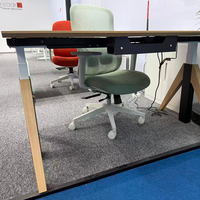 Bureau électrique ergonomique à double moteur, réglable en hauteur, moderne, avec structure en fer, pour usage domestique