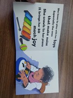 Impresión colorida de libro de historia educativa personalizada para niños