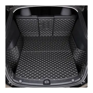 Tapis de <span class=keywords><strong>coffre</strong></span> transversal en cuir antidérapant, sans accumulation de poussière, écologique, de luxe, pour <span class=keywords><strong>Volvo</strong></span> <span class=keywords><strong>XC60</strong></span> 2012 A4 CR-Z - Product Image 1