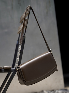 Sac à bandoulière <span class=keywords><strong>de</strong></span> luxe <span class=keywords><strong>en</strong></span> cuir véritable ciré pour femme, sacoche vintage sous le bras, sac à main bandoulière <span class=keywords><strong>de</strong></span> haute qualité pour femme 2026 - Product Image 5
