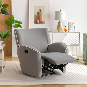 Canapé électrique moderne inclinable en tissu fonctionnel <span class=keywords><strong>Fauteuil</strong></span> de loisirs chenille pivotant manuel pour salon Fauteuils simples - Product Image 2