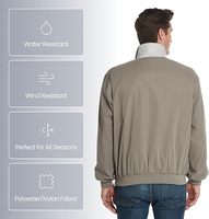 Blouson universitaire imperméable pour homme - Coupe-vent léger, écologique, respirant, en microfibre, style streetwear