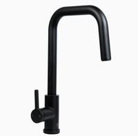 Robinet de cuisine moderne en laiton à double poignée avec douchette extractible et valve en céramique, eau potable directe pour appartements et cuisines d'hôtel