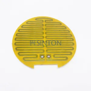 12V 24V Electric Flexible Polyimide Pcb Kapton Film Heater With Adhesive