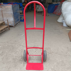 Chariot de manutention manuel 1190x490x435mm, cadre en acier, 2 roues, robuste pour le transport de marchandises lourdes - Product Image 3