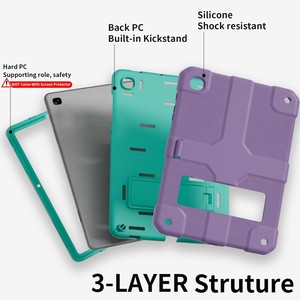 Funda Protectora para Tablet al por Mayor, Funda de Silicona Suave a Prueba de Golpes con Diseño Cruzado para <span class=keywords><strong>Samsung</strong></span> <span class=keywords><strong>S6</strong></span> <span class=keywords><strong>Lite</strong></span> 10.4" - Product Image 2